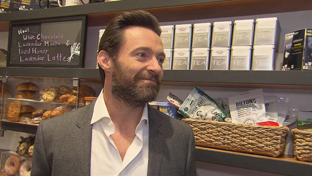 Hugh Jackman Changing Lives One Cup Of Coffee At A Time Cbs News