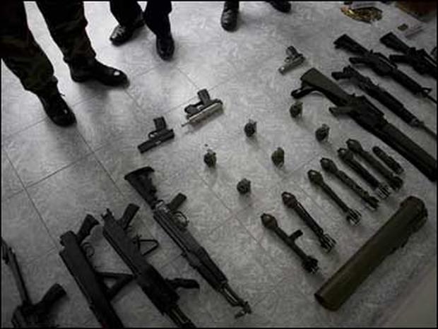 guns seized during drug trafficking