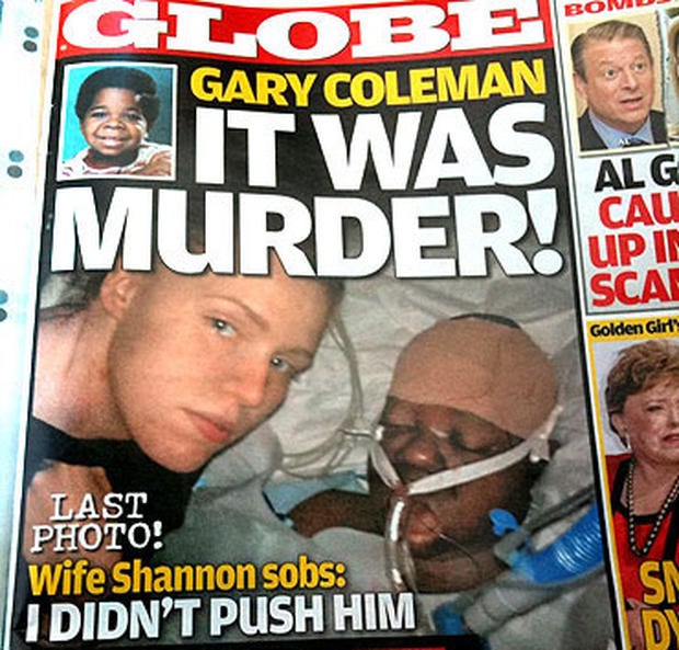 gary coleman, shannon price, globe magazine, cover, twitpic