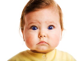 astonished baby