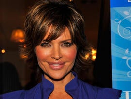 Actress Lisa Rinna attends the DVD launch party for 'Dance Body Beautiful' at Belle Gray on December 9. 2008 in Los Angeles, California