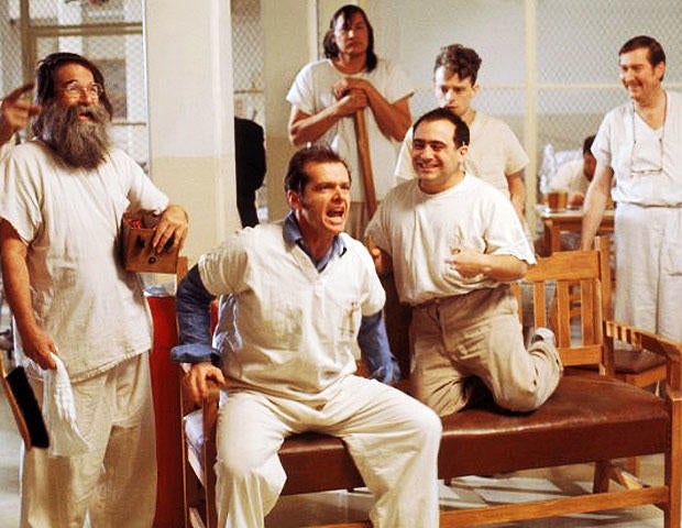 cuckoo's nest, jack nicholson, 4x3