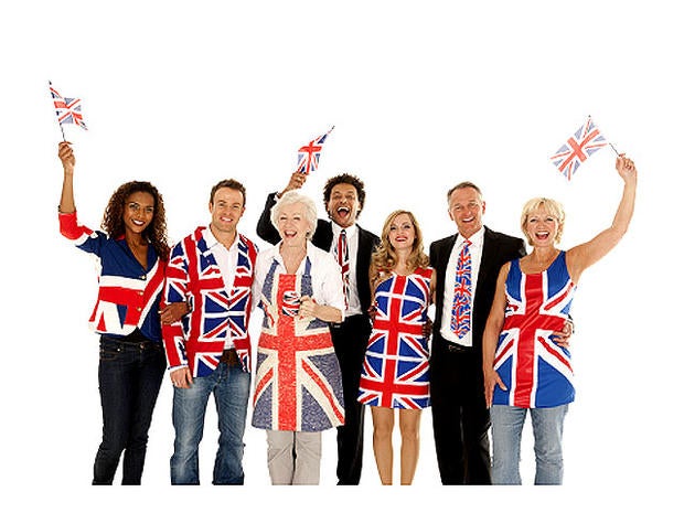 British, England, flag, union jack, stock, 4x3