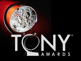 Tony Award trophy and 2011 logo