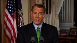 Boehner debt ceiling speech