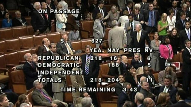 House Passes Dept Bill