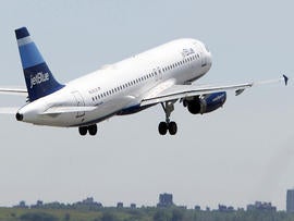 JetBlue plane takes off