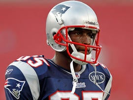 New England Patriots receiver Chad Ochocinco warms up just prior to the start of the preseason game against the Tampa Bay Buccaneers at Raymond James Stadium Aug. 18, 2011, in Tampa, Fla.