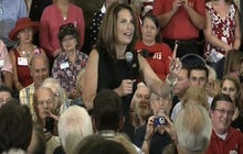 Bachmann jokes hurricane a message from God