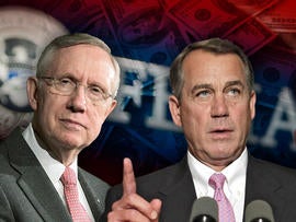 Harry Reid and John Boehner