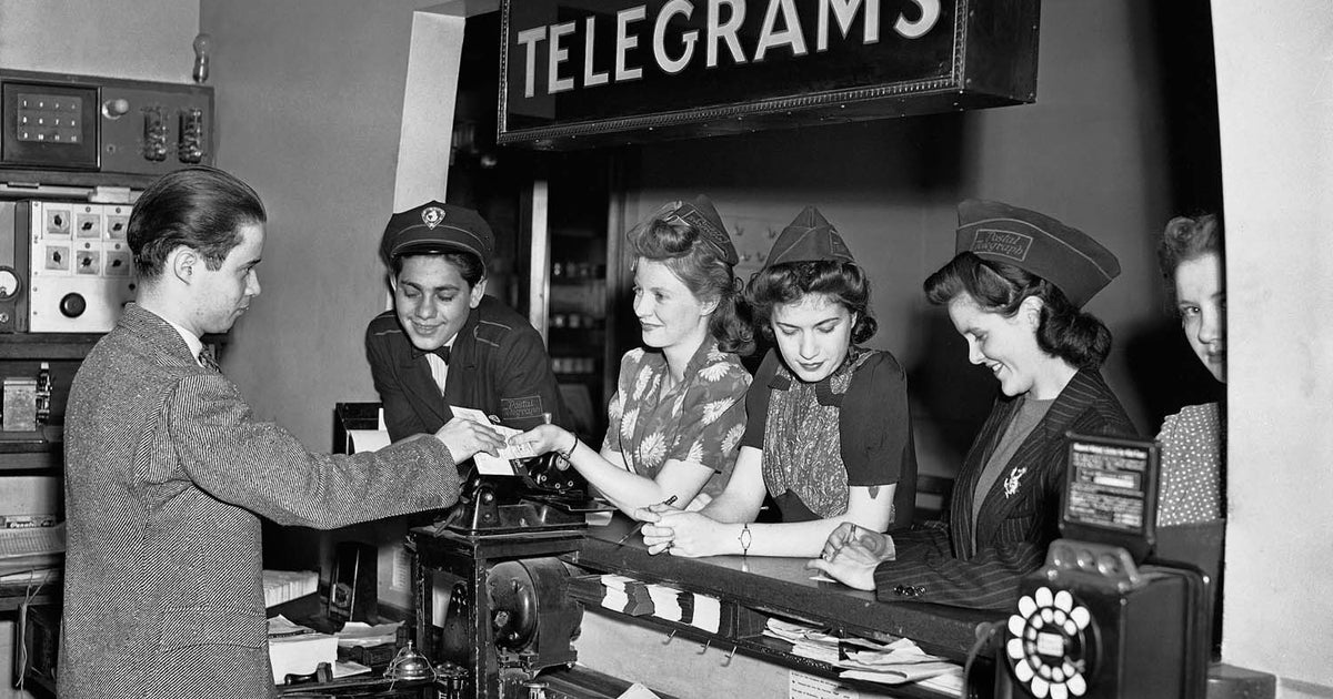 Last telegram ever to be sent July 14 CBS News