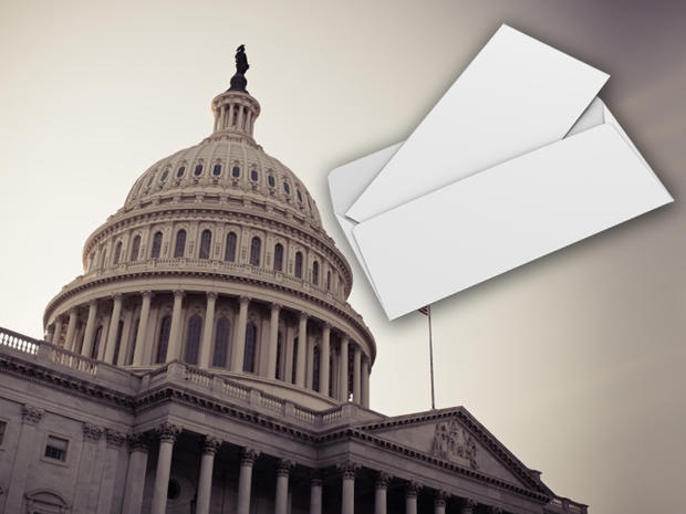 lawmakers, letters, white powdery substance