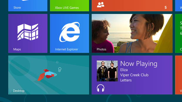 The desktop tile will take you to the desktop view of Windows 8. It's like Windows 7, but with a cooler secret identity.