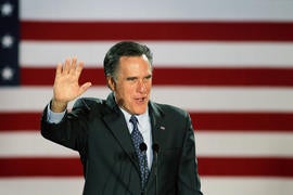 Massachusetts Governor Mitt Romney