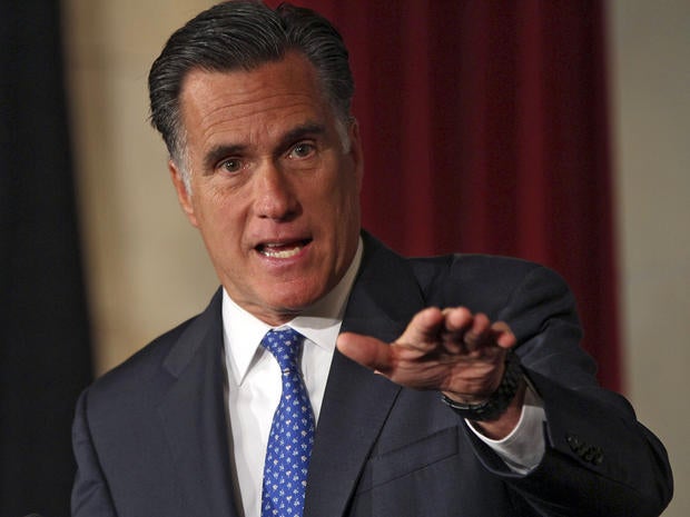 Mitt Romney addresses the Latino Coalition's 2012