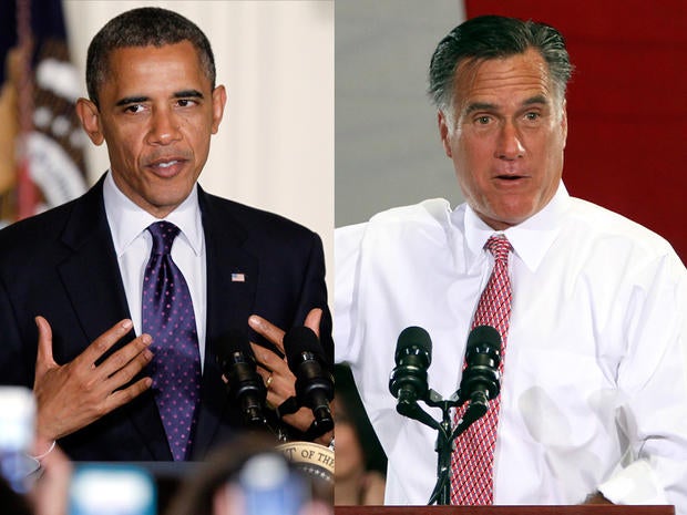President Barack Obama and former Massachusetts Gov. Mitt Romney.