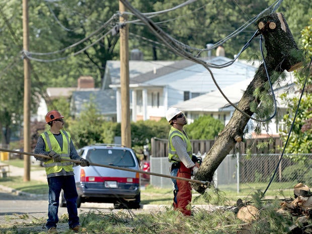 heat wave, hot, temperature, weather, maryland, power, outage, lines
