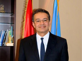 Egyptian U.N. Ambassador Mootaz Ahmadein Khalil
