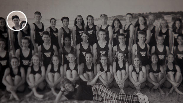 James Holmes is pictured in the 2003 Westview High School yearbook with the cross-country team.
