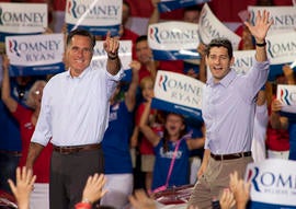 Mitt Romney and Paul Ryan