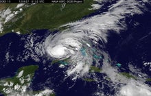 NASA/NOAA satellite time lapse images of Tropical Storm Isaac