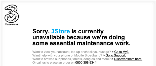 The U.K. carrier 3 had difficulties fulfilling iPhone 5 demand.