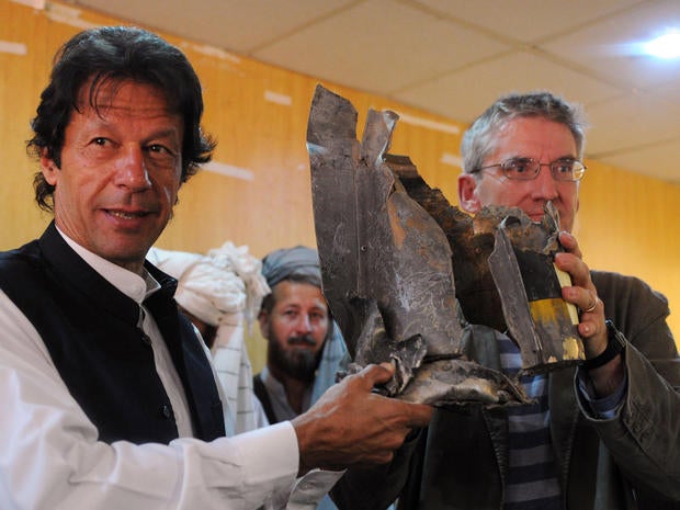 Imran Khan, left, and Clive Stafford Smith