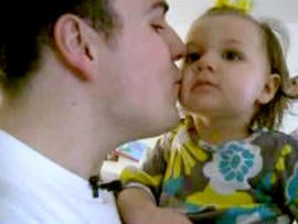 Ryan Garcia and his daughter.