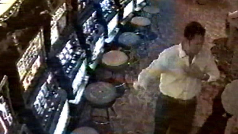 Casino security cameras also captured George at the casino. This is the last known image of George from that night.