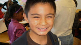 Rodrigo Guzman, 10, was deported when his family's tourist visa expired.