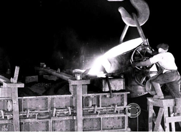 The Golden Gate Bridge, the George Washington Bridge, 80 percent of the buildings that make up the New York City skyline: they were all built with Bethlehem steel.
