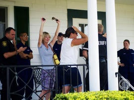 Aldridge's family celebrated when they found out he'd been rescued.