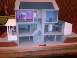 Prosecutors are expected to show this model of Ariel Castro's Cleveland home during his sentencing for keeping three women captive and subjecting them to years of sexual and physical abuse.