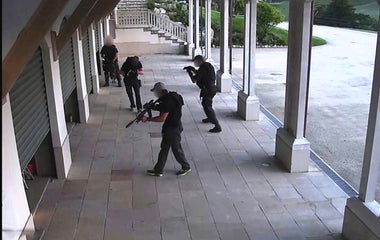 A military-style raid on Kim Dotcom&rsquo;s compound 