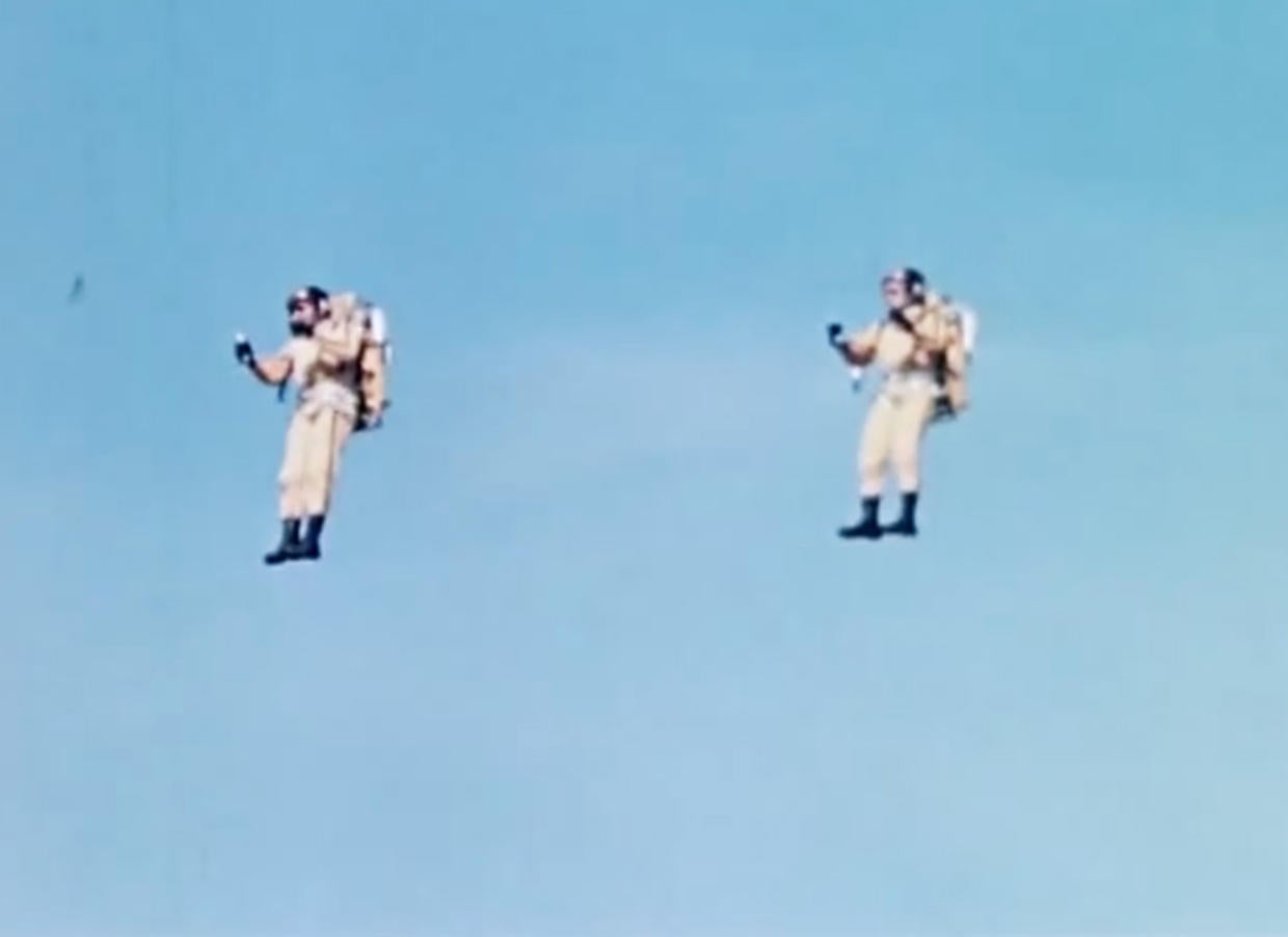 "Lost in Space" Jet packs in flight and fiction Pictures CBS News