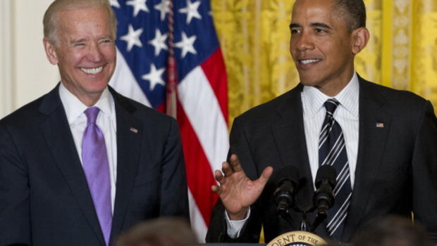 obama biden in white house with gay pride flags
