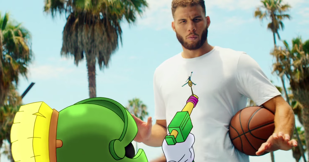 Is this Blake Griffin commercial proof of "Space Jam 2?" CBS News