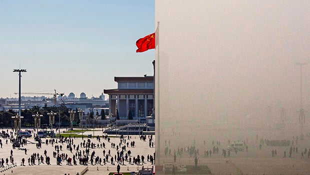 Beijing pollution – through a lens, darkly