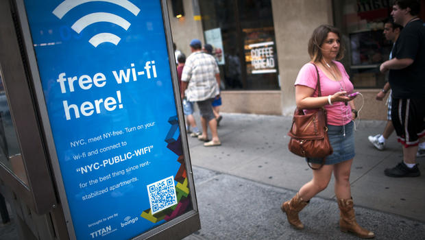 How do you find Wi-Fi hotspots in your city?