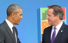 Obama dines with queen and jumps into Britain's EU debate