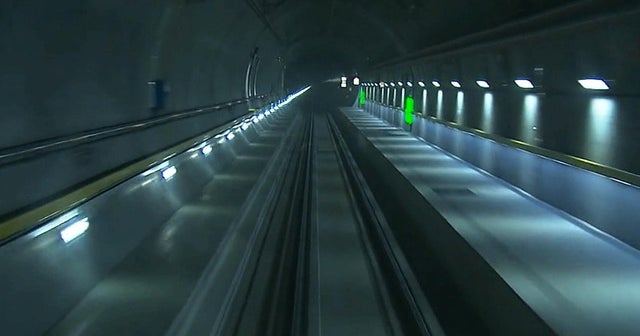 World's longest, deepest railroad tunnel opens Videos CBS News