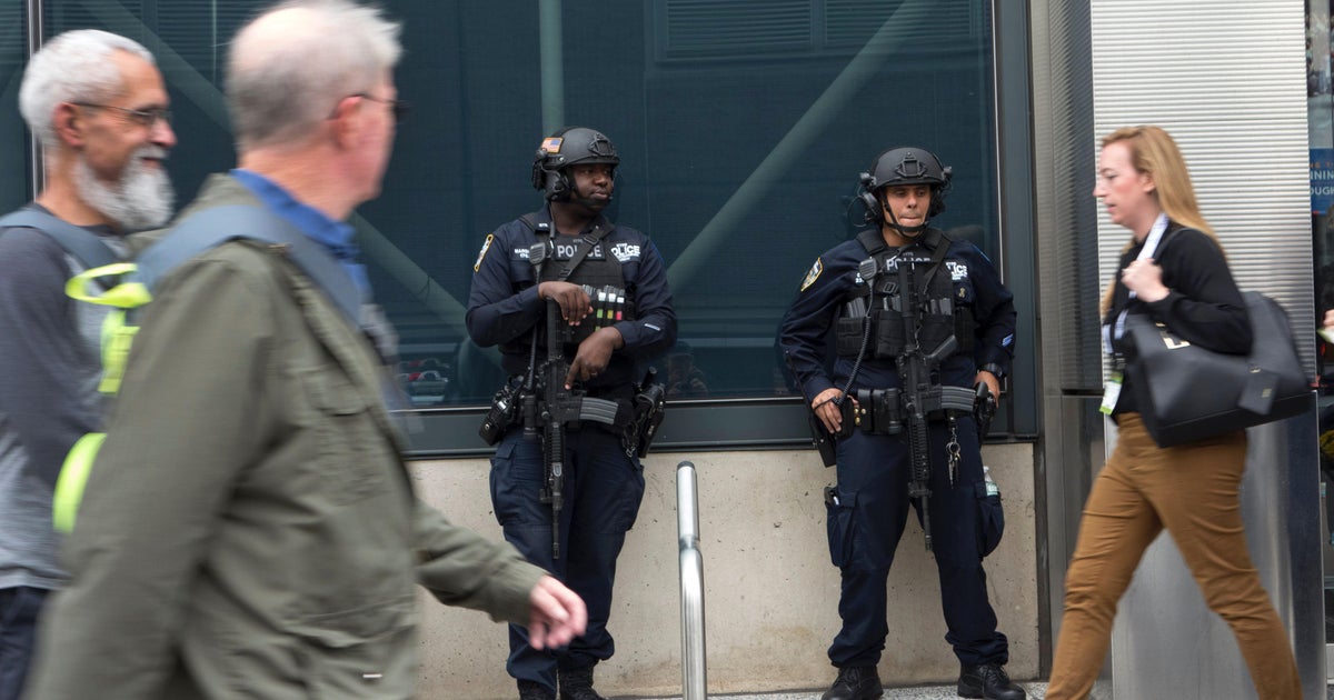 Potential US terror attack prompts authorities to ramp up police presence - CBS News