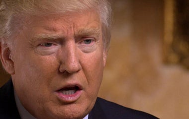 Trump addresses reports of violence: "Stop it"