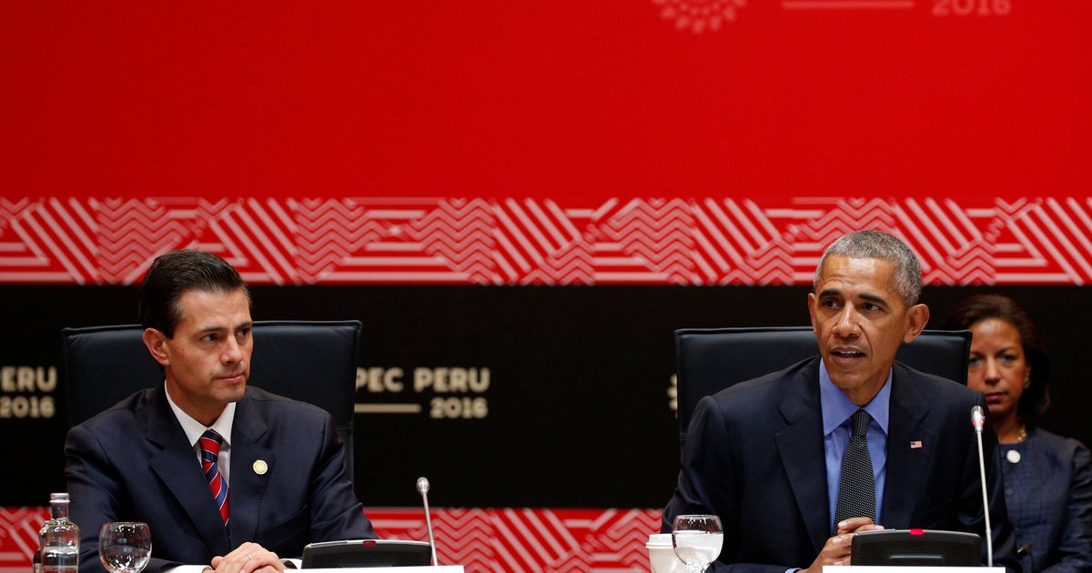 Obama talks jobs agenda in meeting with trade deal partners - CBS News