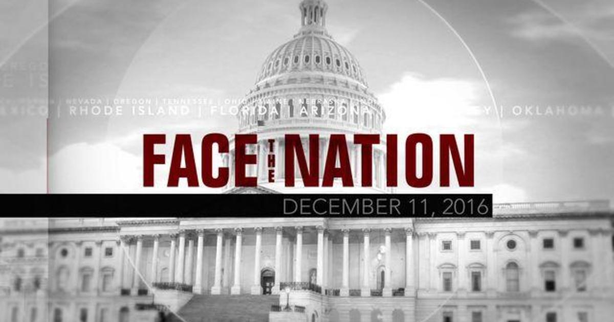 Open: This is Face the Nation, December 11