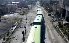 Aleppo evacuations halted after attack