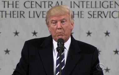 Trump blames media for rift with intelligence community
