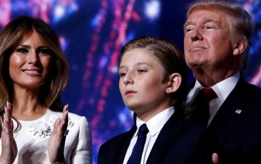 Chelsea Clinton defends Barron Trump