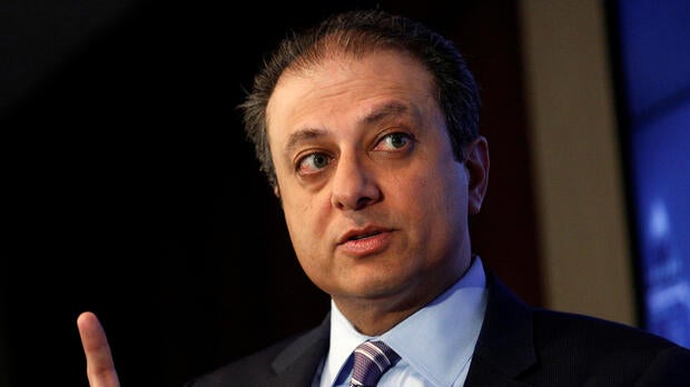 U.S. Attorney for the Southern District of New York Preet Bharara speaks during a Reuters Newsmaker event in New York City July 13, 2016.