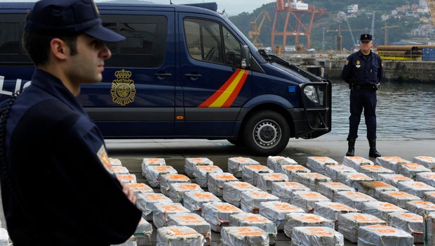 Spain, Ecuador net 5.5 metric tons of cocaine in Pacific
